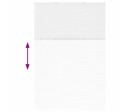 Aknarulo Kardinatega Valge Alumiinium