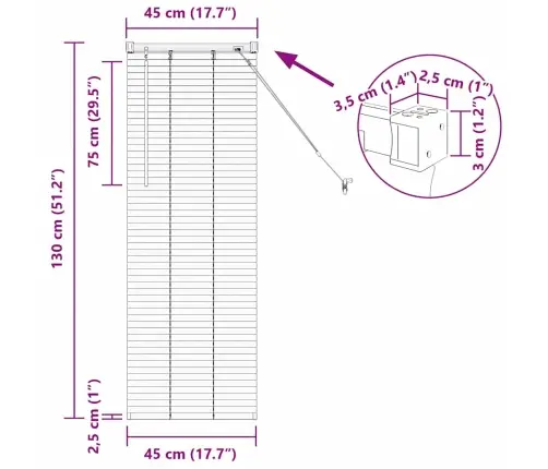 Logu Žalūzija Ar Aizkariem Cits Tumši Pelēka 80 X 130 Cm Alumīnijs Vidaxl