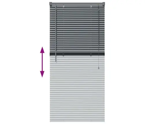 Aknarulo Kardinatega Tumehall Alumiinium