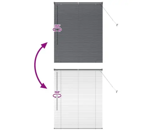Aknarulo Kardinatega Tumehall Alumiinium Aknarulo Kardinatega Tumehall Alumiinium