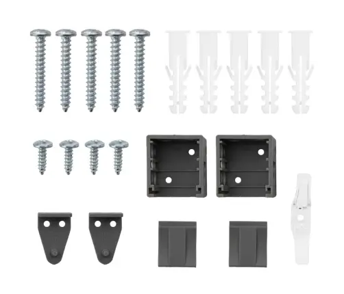 Logu Žalūzija Ar Aizkariem Cits Tumši Pelēka 80 X 175 Cm Alumīnijs Vidaxl