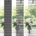 Logu Žalūzija Ar Aizkariem Cits Tumši Pelēka 80 X 175 Cm Alumīnijs Vidaxl