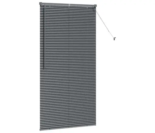 Logu Žalūzija Ar Aizkariem Cits Tumši Pelēka 85 X 175 Cm Alumīnijs Vidaxl Logu Žalūzija Ar Aizkariem Cits Tumši Pelēka 85 X 175 Cm Alumīnijs Vidaxl
