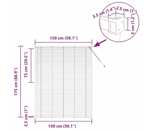 Aknarulo Kardinatega Tumehall Alumiinium