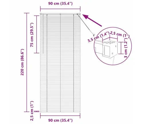 Logu Žalūzija Ar Aizkariem Cits Tumši Pelēka 90 X 220 Cm Alumīnijs Vidaxl Logu Žalūzija Ar Aizkariem Cits Tumši Pelēka 90 X 220 Cm Alumīnijs Vidaxl