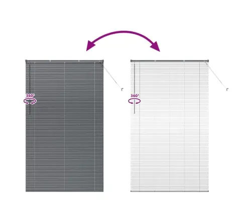 Aknarulo Kardinatega Tumehall Alumiinium