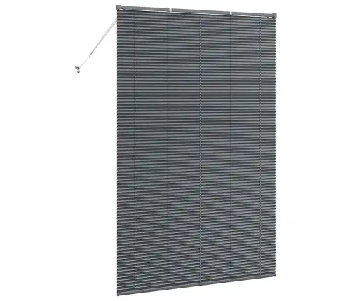 Logu Žalūzija Ar Aizkariem Cits Tumši Pelēka 140 X 220 Cm Alumīnijs Vidaxl Logu Žalūzija Ar Aizkariem Cits Tumši Pelēka 140 X 220 Cm Alumīnijs Vidaxl