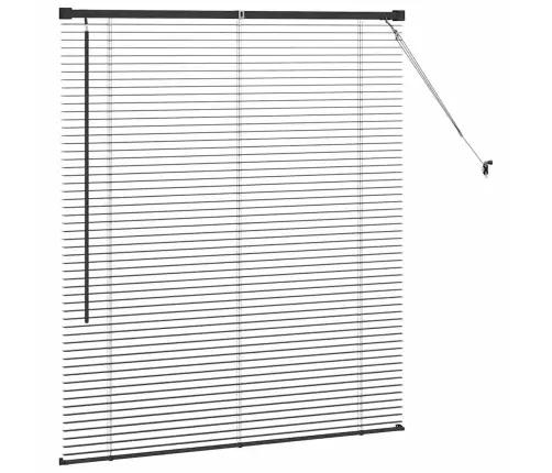 Logu Žalūzija Ar Aizkariem Cits Melna 110 X 130 Cm Alumīnijs Vidaxl Logu Žalūzija Ar Aizkariem Cits Melna 110 X 130 Cm Alumīnijs Vidaxl