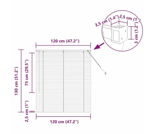 Logu Žalūzija Ar Aizkariem Cits Melna 80 X 130 Cm Alumīnijs Vidaxl
