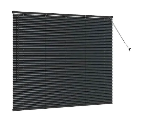 Aknarulo Kardinatega Must Alumiinium