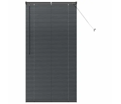 Langų Žaliuzė Su Užuolaidomis Juoda Aliuminis Langų Žaliuzė Su Užuolaidomis Juoda Aliuminis