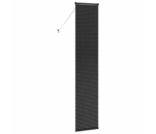 Logu Žalūzija Ar Aizkariem Cits Melna 80 X 130 Cm Alumīnijs Vidaxl
