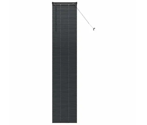 Logu Žalūzija Ar Aizkariem Cits Melna 80 X 130 Cm Alumīnijs Vidaxl