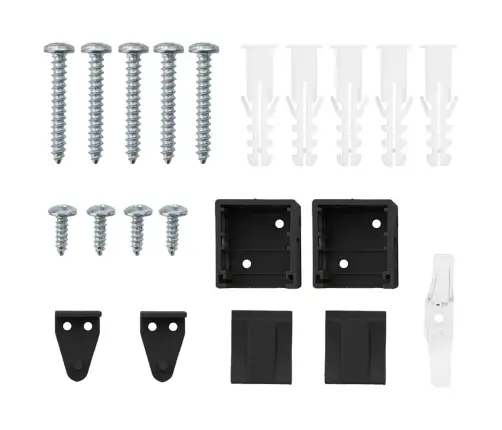 Logu Žalūzija Ar Aizkariem Cits Melna 60 X 220 Cm Alumīnijs Vidaxl