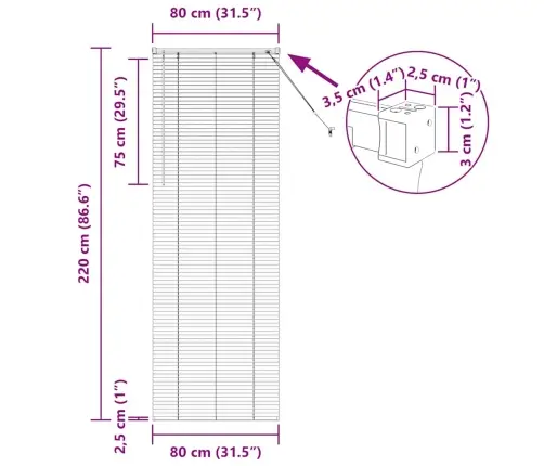 Logu Žalūzija Ar Aizkariem Cits Melna 80 X 220 Cm Alumīnijs Vidaxl Logu Žalūzija Ar Aizkariem Cits Melna 80 X 220 Cm Alumīnijs Vidaxl