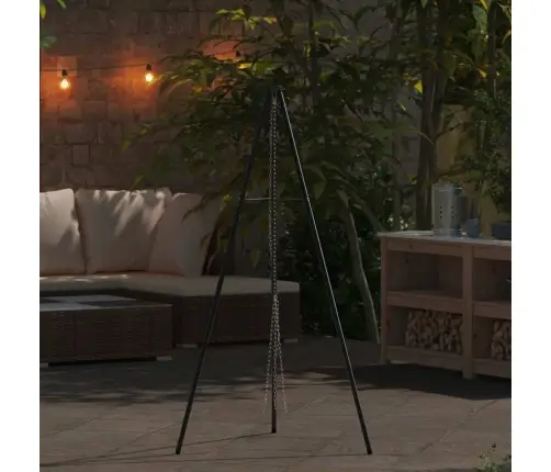 Lõkke Tripod Must 92 X 92 X 151,5 Cm Teras