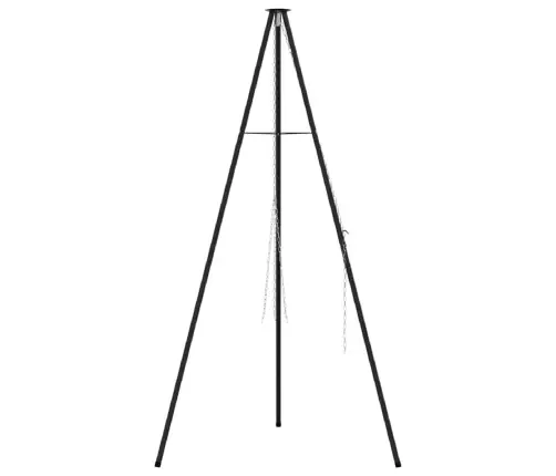 Lõkke Tripod Must 92 X 92 X 151,5 Cm Teras