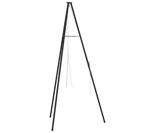 Lõkke Tripod Must 92 X 92 X 151,5 Cm Teras