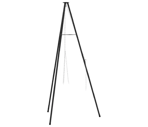 Ugunsgrēka Gatavošanas Trījpirksts 170 Cm Augstums Tēraudā Vidaxl