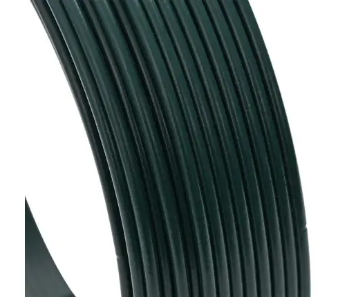 Žoga Saistīšanas Stieple Zaļa 25 M Pvc Pārklāts Tērauds Vidaxl