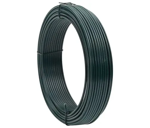 Žoga Saistīšanas Stieple Zaļa 25 M Pvc Pārklāts Tērauds Vidaxl