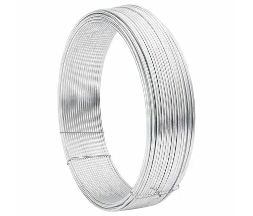 Žoga Saistīšanas Stieple Sudraba 80 M Karsti Cinkots Tērauds Vidaxl