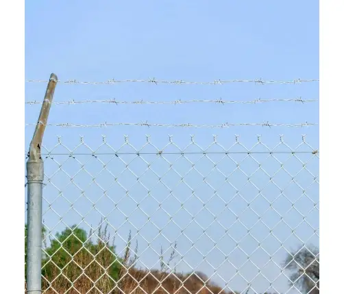 Stieple Ar Asumiem Sudraba 50 M Karsti Cinkots Tērauds Vidaxl