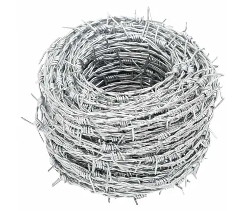 Stieple Ar Asumiem Sudraba 100 M Karsti Cinkots Tērauds Vidaxl