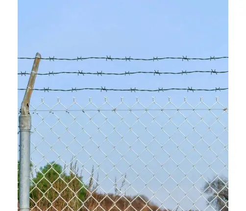 Stieple Ar Asumiem Zaļa 50 M Karsti Cinkots Tērauds Vidaxl