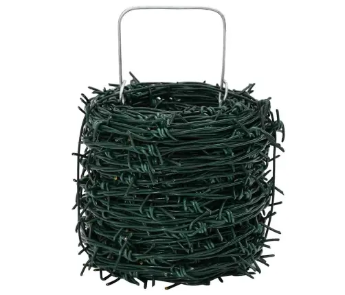 Stieple Ar Asumiem Zaļa 50 M Karsti Cinkots Tērauds Vidaxl