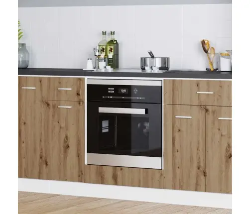 Krāsns Skapītis - Artisan Ozols, 60X46X81.5 Cm, Inženierijas Koks Vidaxl