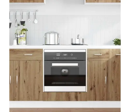 Krāsns Skapītis - Artisan Ozols, 60X46X81.5 Cm, Inženierijas Koks Vidaxl