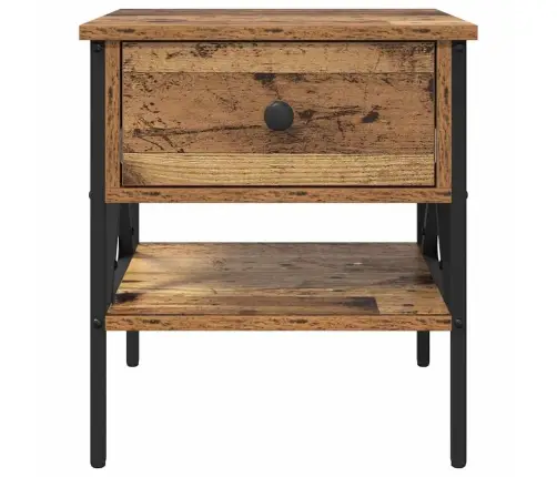 Öökapp Vana Puit 40 X 42 X 45 Cm Inseneritud Puit Ja Metall