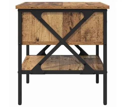 Öökapp Vana Puit 40 X 42 X 45 Cm Inseneritud Puit Ja Metall