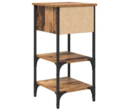 Šalia Lovos Spintelė Su Stalčių Ruda 33.5 X 36 X 70 Cm