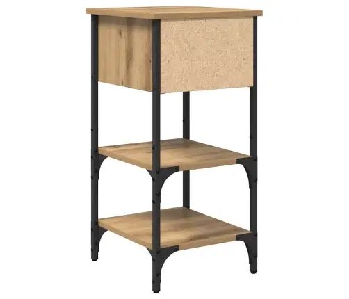 Šalia Lovos Spintelė Su Stalčių Ruda 33.5 X 36 X 70 Cm