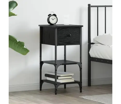 Šalia Lovos Spintelė Juodas Ąžuolas 33.5 X 36 X 70 Cm