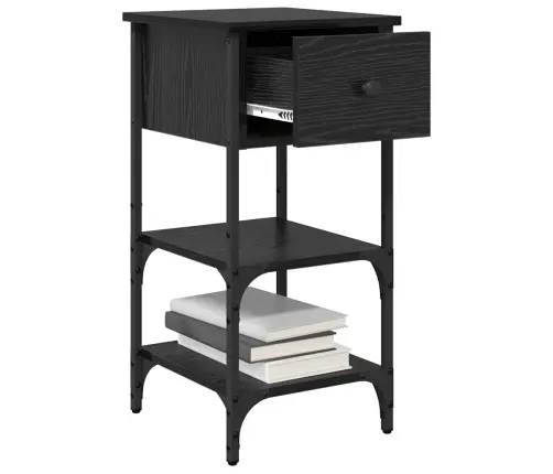 Šalia Lovos Spintelė Juodas Ąžuolas 33.5 X 36 X 70 Cm