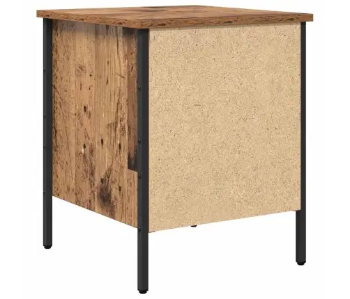 Naktinis Staliukas Su Stalčių Sena Mediena 40 X 42 X 50 Cm