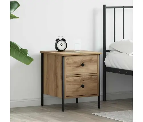 Naktinis Staliukas Su Stalčių Artisano Ąžuolo 40 X 42 X 50 Cm Naktinis Staliukas Su Stalčių Artisano Ąžuolo 40 X 42 X 50 Cm