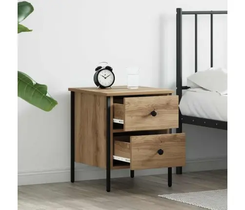 Naktinis Staliukas Su Stalčių Artisano Ąžuolo 40 X 42 X 50 Cm Naktinis Staliukas Su Stalčių Artisano Ąžuolo 40 X 42 X 50 Cm