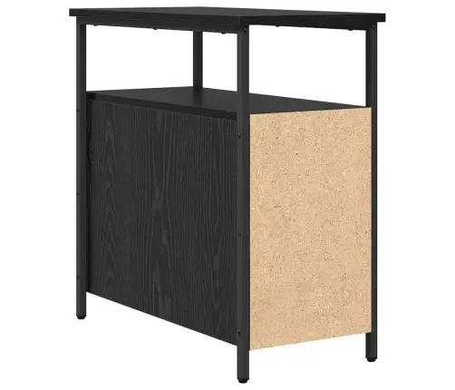 Nakts Skapītis Ar Atvilktni 2 Pcs Melns Ozols 30 X 60 X 60 Cm Vidaxl