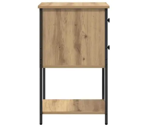 Nakts Skapītis 2 Pcs Amatnieku Ozola 32 X 42 X 70 Cm Vidaxl