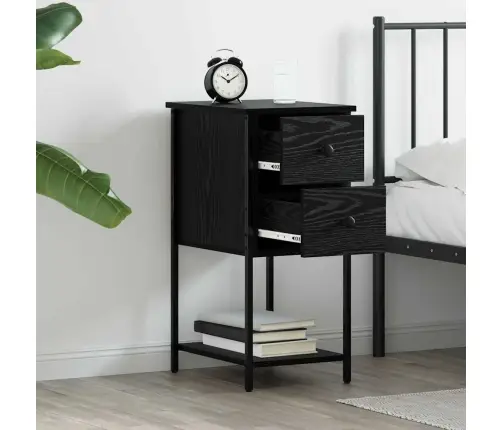 Öölambi Kapp Sahtliga Must Tamm 32 X 42 X 70 Cm Tehispuit