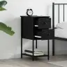 Nakts Skapītis Ar Atvilktni 2 Pcs Melns Ozols 32 X 42 X 70 Cm Vidaxl Nakts Skapītis Ar Atvilktni 2 Pcs Melns Ozols 32 X 42 X 70 Cm Vidaxl