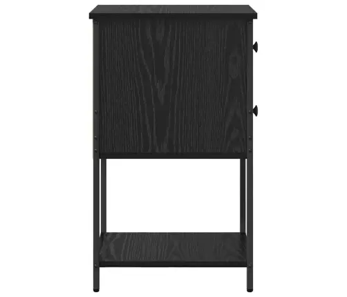 Nakts Skapītis Ar Atvilktni 2 Pcs Melns Ozols 32 X 42 X 70 Cm Vidaxl Nakts Skapītis Ar Atvilktni 2 Pcs Melns Ozols 32 X 42 X 70 Cm Vidaxl