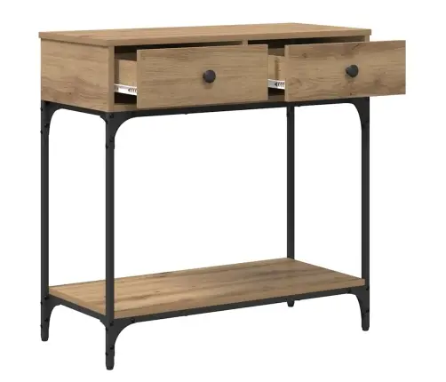 Konsoles Galds Ozola Masīvkoks 75X34.5X75 Cm Inženierijas Koks Vidaxl