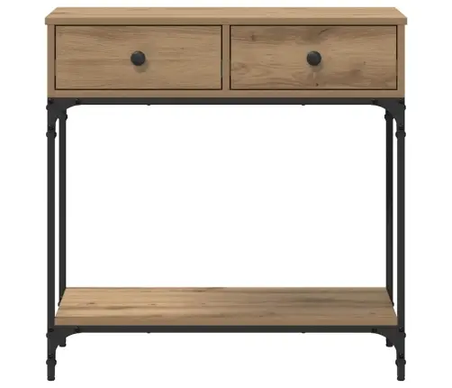 Konsoles Galds Ozola Masīvkoks 75X34.5X75 Cm Inženierijas Koks Vidaxl