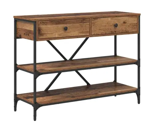 Konsoles Galds Vecs Koks 100X34.5X75 Cm Inženieru Koks Vidaxl