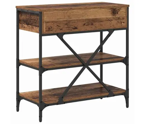 Konsoles Galds No Vecās Koksnes 75X34.5X75 Cm Vidaxl